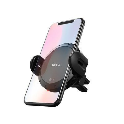 Автотримач для телефона Hoco CA35 Lite з автозахватом Black 41386