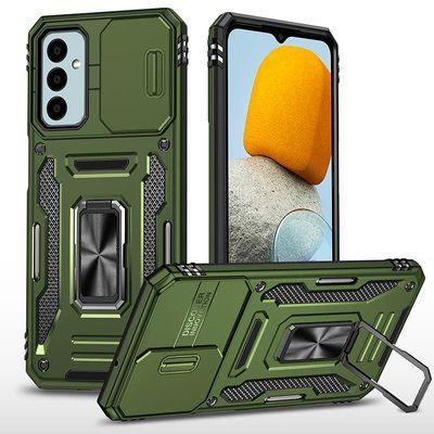 Протиударний чохол Camsh Army Ring Samsung Galaxy M34 5G Оливковий / Army Green
