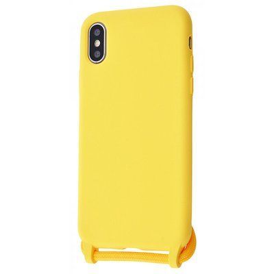 Чехол со шнурком WAVE Lanyard Case для Iphone X / XS Yellow 56288