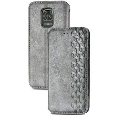 Чохол-книжка ETMA Cub для Xiaomi Redmi Note 9s / Note 9 Pro / Note 9 Pro Max Сірий 45930