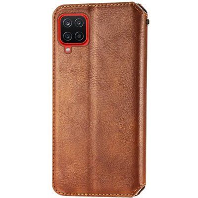 Чохол-книжка ETMA Cub для Samsung Galaxy A12 / M12 Коричневий 50922