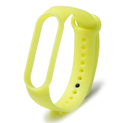 Ремешок Neon для Xiaomi Mi Band 5/6 Желтый 68438