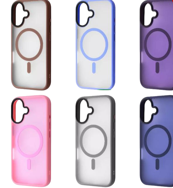Чохол PHIBR Metal Buttons MagSafe для Iphone 17 Pro Deep Navy