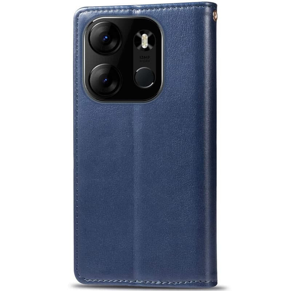 Чехол-книжка ETMA Gelan для Tecno Spark Go 2023 Синий 70005