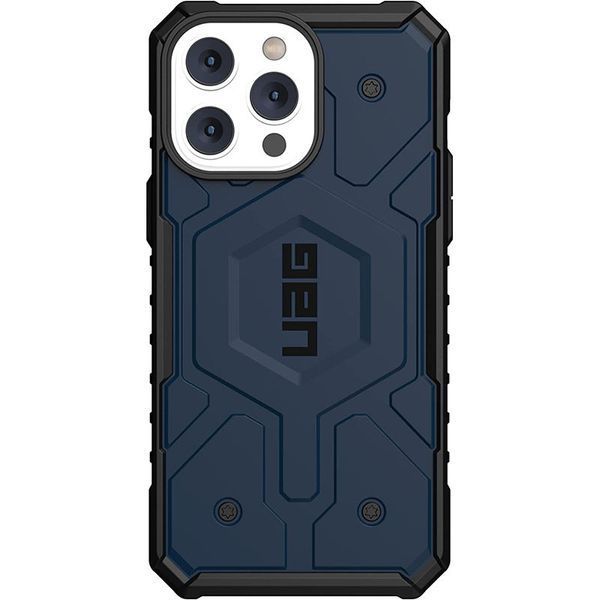 Противоударный чехол UAG Pathfinder MagSafe для Iphone 15 Pro Синий 81274