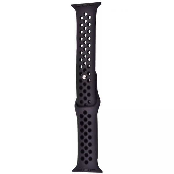 Ремешок Silicone Sport Nike для Apple Watch 42/44/45/49 mm Black / White 69196