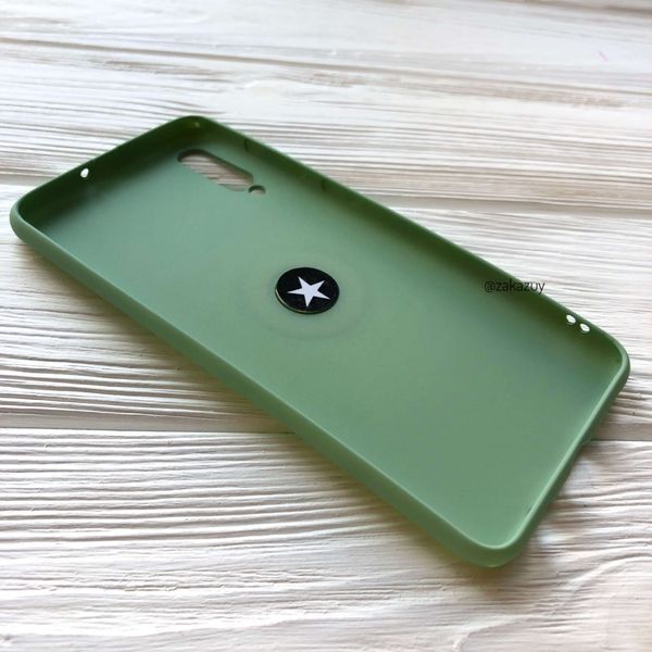 Чехол Summer Magnet Color Ring для Samsung A705 Galaxy A70 2019 Салатовый 34030