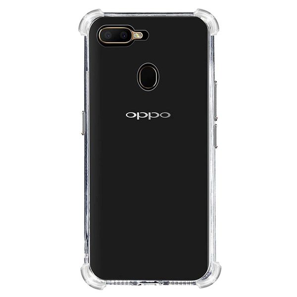 Протиударний чохол Stez для Oppo A5s / Oppo A12 Прозорий 45980