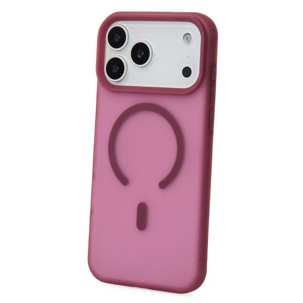 Чохол Soft Matt MagSafe для Iphone 17 Pro Max Cherry Red
