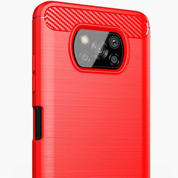 Чехол Slim для Xiaomi Poco X3 NFC / Poco X3 Красный 48169