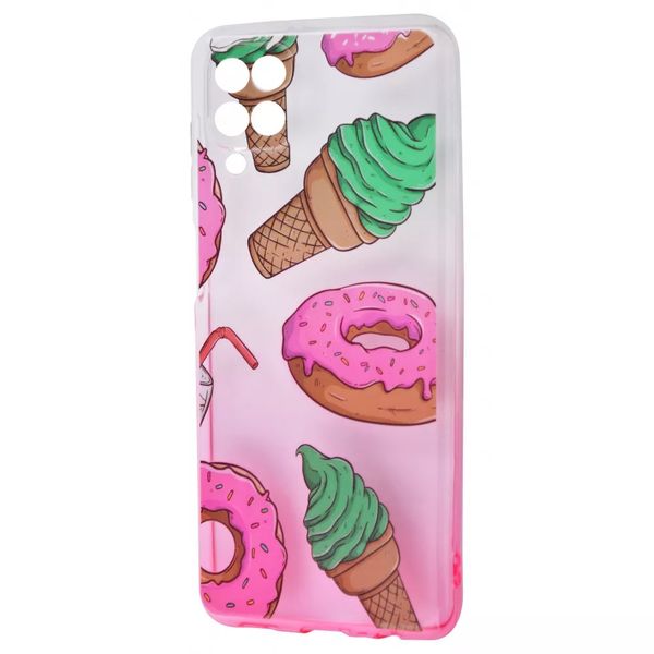 Чехол WAVE Sweet Acid для Samsung Galaxy A22 / M32 / M22 White / Pink / Donut 56815