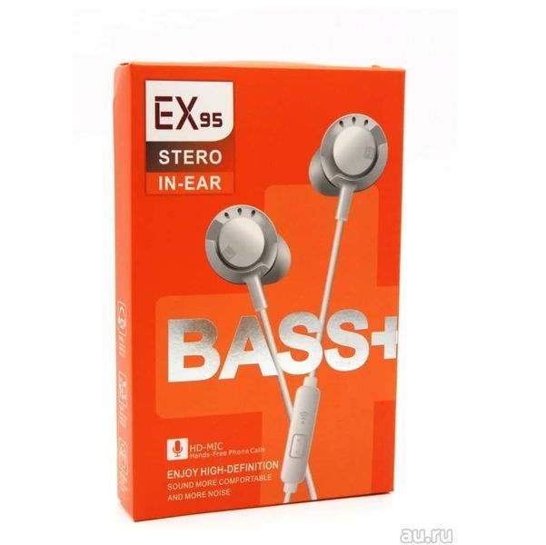 Наушники Bass+ MDR-EX95 White 36806