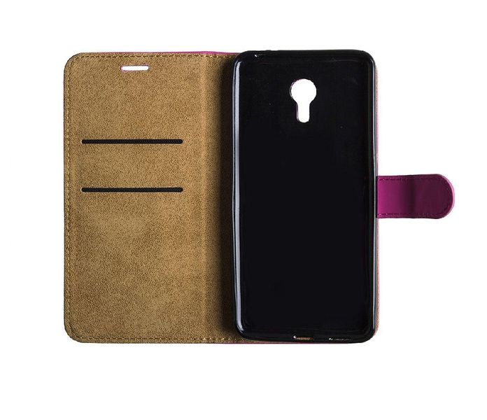 Чехол-книжка Wallet Glossy для Meizu M3s / M3 Pink 43751