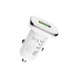 Автомобільний зарядний пристрій Borofone BZ12A QC3.0 18W+кабель USB to MicroUSB White 86073 4
