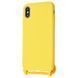 Чехол со шнурком WAVE Lanyard Case для Iphone X / XS Yellow 56288