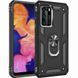 Противоударный чехол Serg Magnet Ring для Huawei P40 Черный 43819