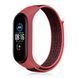 Ремінець Nylon для Xiaomi Mi Band 3/4/5/6 Pink / Black 56389