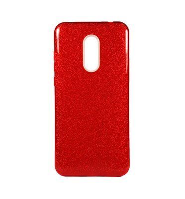 Чохол з блискітками Shine для Xiaomi Redmi 5 Plus Червоний 30053