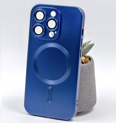 Чохол Matte COLORS MagSafe для Iphone 14 Pro Темно-синій 81706