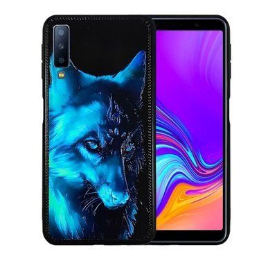 Чохол Night Case для Samsung Galaxy A7 2018 A750 Вовк 41451