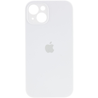 Чехол Silicone Case с защитой камеры для Iphone 14 Белый / White 69044