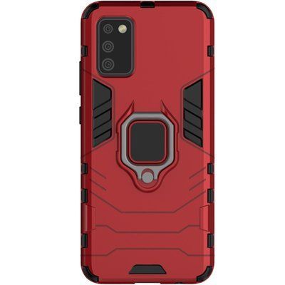 Протиударний чохол Transforme Ring для Samsung Galaxy A02s Червоний / Dante Red 55362