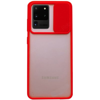 Чехол CamshMatteдля Samsung Galaxy S20 Ultra Красный 47712