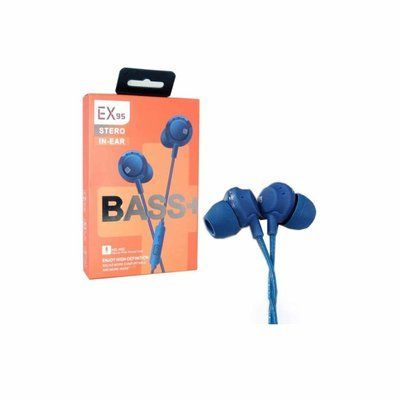 Навушники Bass+ MDR-EX95 Blue 36807