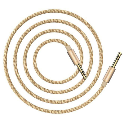 Кабель Aux Borofone BL3 3.5 Audio 1м Gold 66682