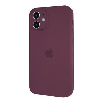 Чохол Silicone Case Square для Iphone 11 Marsala 55872