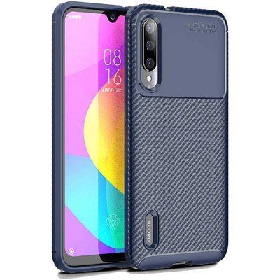 Чохол Kaisy Сarbon для Xiaomi Mi A3 / CC9e Blue 56630