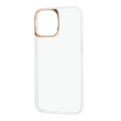 Чехол Apex Capsule для Iphone 12 Pro Max / 13 Pro Max Прозрачный / Gold 69555