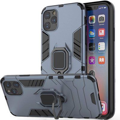 Противоударный чехол Transforme Ring для Iphone 11 Pro Max Blue 57380