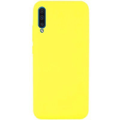 Чохол Silicone Cover NoLogo A Full для Samsung Galaxy A50/A30s Жовтий / Neon Yellow 44262