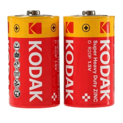 Батарейка KODAK Super Heavy Duty D R20P 1.5V 1шт 86344