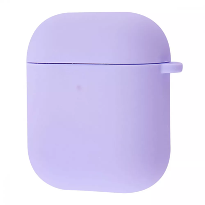 Чехол Silicone Case для Apple Airpods 1/2 Light purple 80208