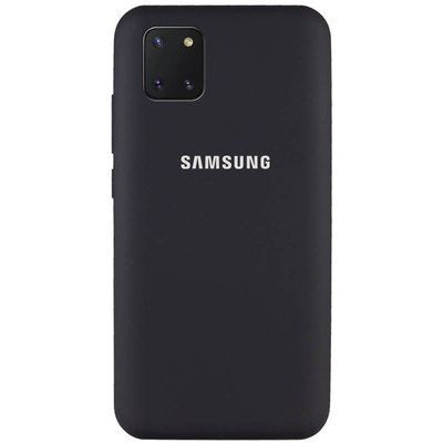 Чехол Silicone Cover для Samsung Galaxy Note 10 Lite Черный / Black 54801