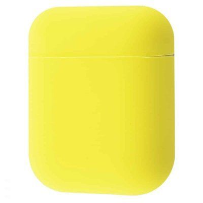 Чехол Silicone Slim New для Apple Airpods 2 Уellow 36586