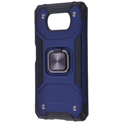 Противоударный чехол Hard Magnet Defence для Xiaomi Poco X3 Pro / Poco X3 NFC Blue 54448