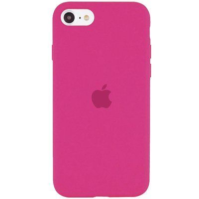 Чехол Silicone Case 360 для Iphone 7 / 8 / SE 2020 Малиновый / Dragon Fruit 53183