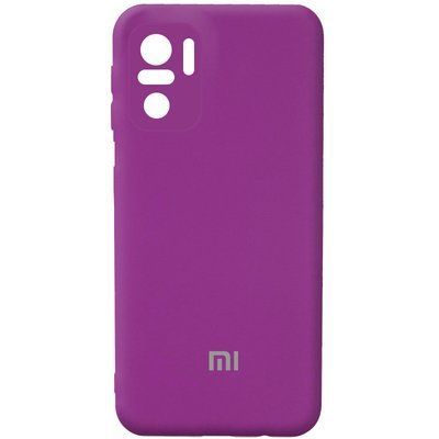 Чехол Silicone Cover Camera для Xiaomi Redmi Note 10 / Note 10s / Poco M5s Фиолетовый / Grape 54651