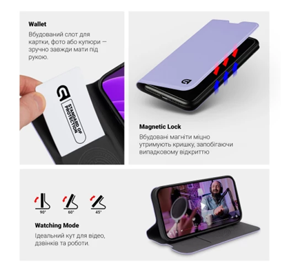 Чохол-книжка ArmorStandart OneFold для Samsung Galaxy S24 Ultra Black