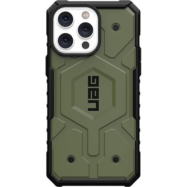 Противоударный чехол UAG Pathfinder MagSafe для Iphone 15 Pro Зеленый 81275