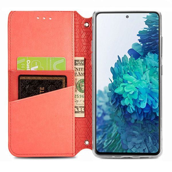 Чехол-книжка ETMA Mandal для Huawei P Smart 2021 / Y7a Красный 50108
