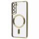 Чохол WAVE Metal Color MagSafe для Samsung Galaxy S22 Прозорий/Gold 84728 3