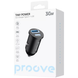 Автомобільний зарядний пристрій Proove Tiny Power 30W (Type-C + USB) Black 88584 4