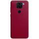 Чохол Matte для Xiaomi Redmi Note 9 / Redmi 10X Бордовий 48013