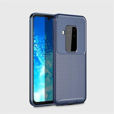 Чехол Kaisy Сarbon для Motorola P40 Note / One Zoom Blue 56707