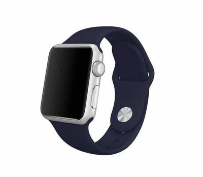 Ремешок Silicone для Apple Watch 38/40/SE 40/41 mm Dark Blue 40011