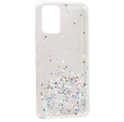 Чехол с блестками Shine Glitter для Samsung Galaxy A32 Прозрачный 54397